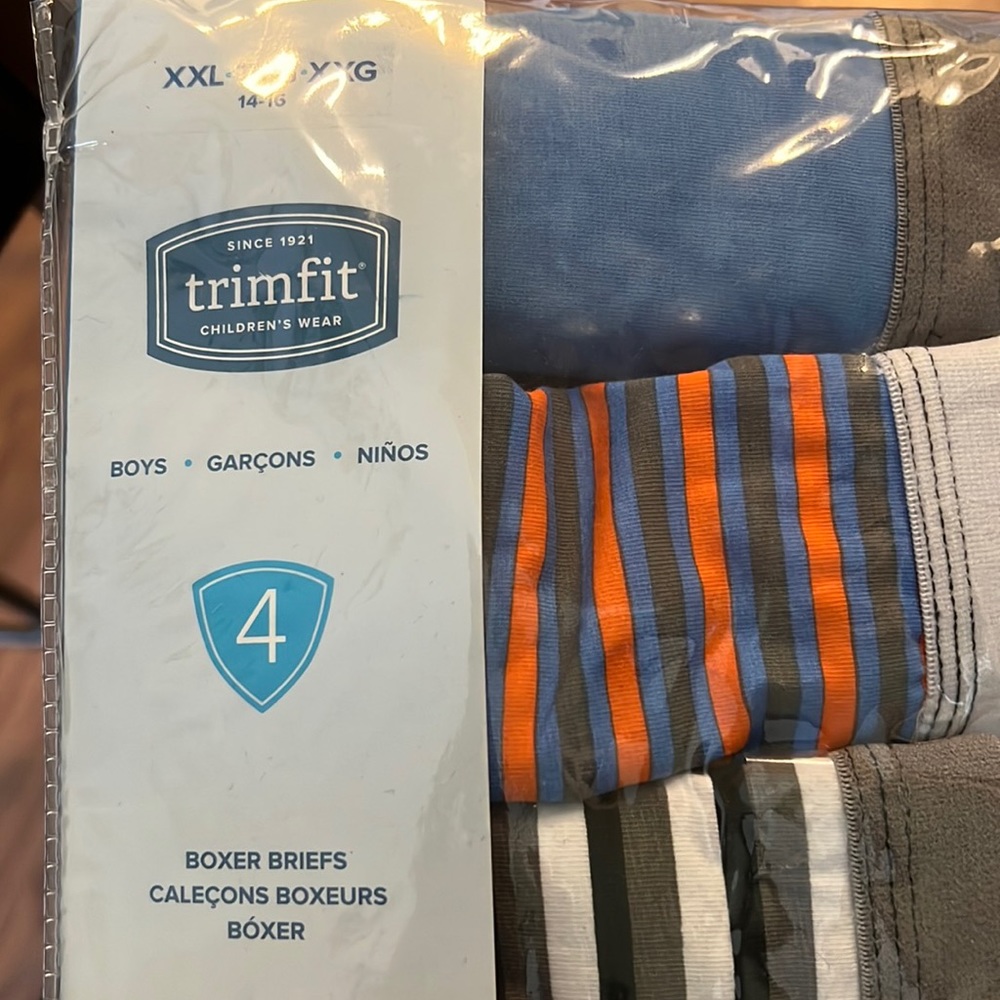 Trimfit Boys 14-16 boxer briefs NEW